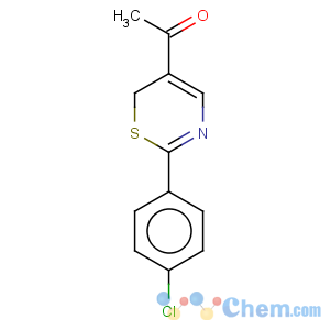CAS No:219539-29-4 Ethanone,1-[2-(4-chlorophenyl)-6H-1,3-thiazin-5-yl]-