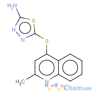 CAS No:219719-19-4 1,3,4-Thiadiazol-2-amine,5-[(2-methyl-4-quinolinyl)thio]-