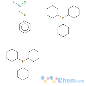 CAS No:219770-99-7 Ruthenium,dichloro[(phenylthio)methylene]bis(tricyclohexylphosphine)- (9CI)