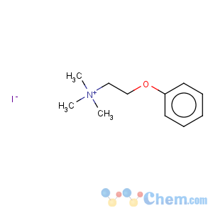 CAS No:21982-87-6 Ethanaminium,N,N,N-trimethyl-2-phenoxy-, iodide (1:1)