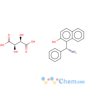CAS No:219897-36-6 (r)-(-)-1-(alpha-aminobenzyl)-2-naphthol tartarate
