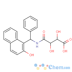 CAS No:219897-70-8 2,<br />3-dihydroxy-4-[[(2-hydroxynaphthalen-1-yl)-phenylmethyl]amino]-4-<br />oxobutanoic acid