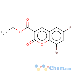 CAS No:2199-89-5 2H-1-Benzopyran-3-carboxylicacid, 6,8-dibromo-2-oxo-, ethyl ester