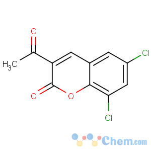 CAS No:2199-91-9 2H-1-Benzopyran-2-one,3-acetyl-6,8-dichloro-