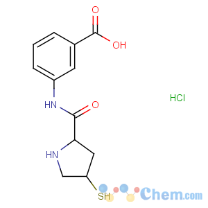 CAS No:219909-83-8 3-[[(2S,4S)-4-sulfanylpyrrolidine-2-carbonyl]amino]benzoic<br />acid