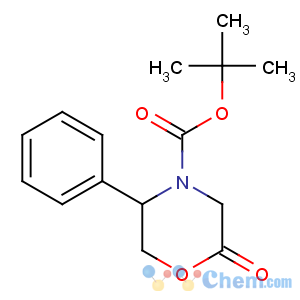 CAS No:220077-24-7 tert-butyl (5S)-2-oxo-5-phenylmorpholine-4-carboxylate