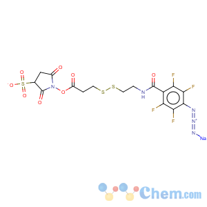 CAS No:220446-74-2 Propanoic acid,3-[[2-[(4-azido-2,3,5,6-tetrafluorobenzoyl)amino]ethyl]dithio]-,2,5-dioxo-3-sulfo-1-pyrrolidinyl ester, sodium salt (1:1)