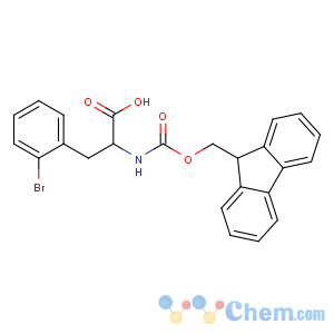 CAS No:220497-47-2 (2S)-3-(2-bromophenyl)-2-(9H-fluoren-9-ylmethoxycarbonylamino)propanoic<br />acid