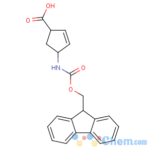 CAS No:220497-64-3 (1S,<br />4R)-4-(9H-fluoren-9-ylmethoxycarbonylamino)cyclopent-2-ene-1-carboxylic<br />acid