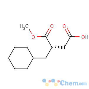 CAS No:220497-69-8 Butanedioic acid,2-(cyclohexylmethyl)-, 1-methyl ester, (2S)-
