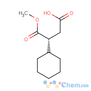 CAS No:220498-07-7 Butanedioic acid,2-cyclohexyl-, 1-methyl ester, (2R)-
