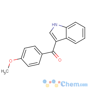 CAS No:22051-15-6 Methanone,1H-indol-3-yl(4-methoxyphenyl)-