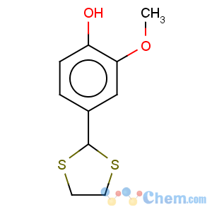 CAS No:22068-62-8 Phenol,4-(1,3-dithiolan-2-yl)-2-methoxy-