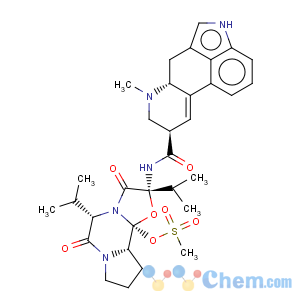 CAS No:2207-69-4 ERGOCORNINE METHANESULFONATE (SALT)			