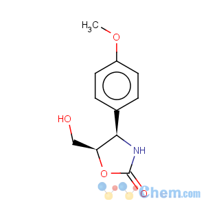 CAS No:220736-25-4 2-Oxazolidinone,5-(hydroxymethyl)-4-(4-methoxyphenyl)-, (4R,5R)-