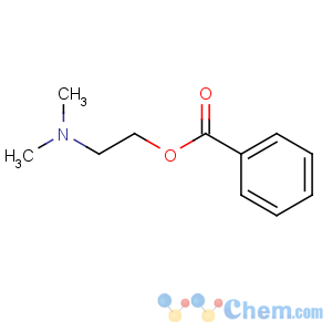 CAS No:2208-05-1 2-(dimethylamino)ethyl benzoate