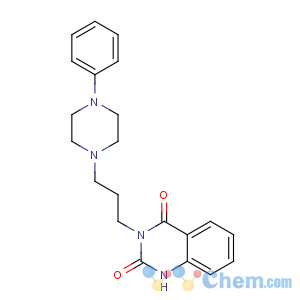 CAS No:2208-51-7 3-[3-(4-phenylpiperazin-1-yl)propyl]-1H-quinazoline-2,4-dione