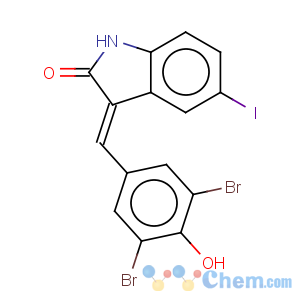 CAS No:220904-83-6 2H-Indol-2-one,3-[(3,5-dibromo-4-hydroxyphenyl)methylene]-1,3-dihydro-5-iodo-