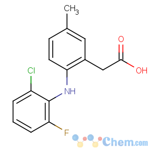 CAS No:220991-20-8 2-[2-(2-chloro-6-fluoroanilino)-5-methylphenyl]acetic acid