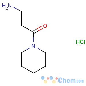 CAS No:221043-84-1 1-Propanone,3-amino-1-(1-piperidinyl)-, hydrochloride (1:1)