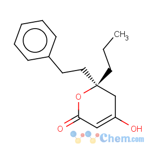 CAS No:221129-55-1 2H-Pyran-2-one,5,6-dihydro-4-hydroxy-6-(2-phenylethyl)-6-propyl-, (6R)-