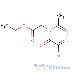 CAS No:221136-66-9 ethyl 2-(3-bromo-6-methyl-2-oxopyrazin-1-yl)acetate