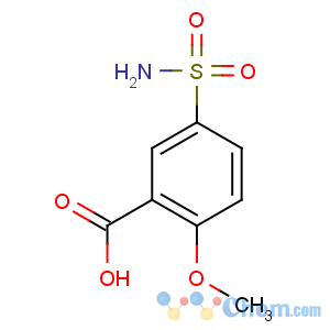 CAS No:22117-85-7 2-methoxy-5-sulfamoylbenzoic acid