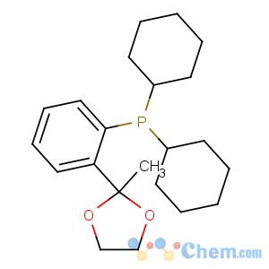 CAS No:221187-50-4 dicyclohexyl-[2-(2-methyl-1,3-dioxolan-2-yl)phenyl]phosphane