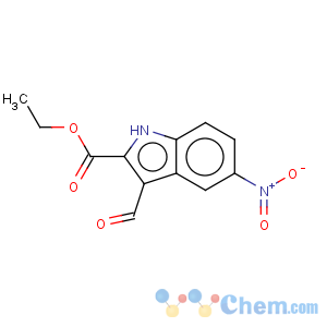 CAS No:22120-89-4 1H-Indole-2-carboxylicacid, 3-formyl-5-nitro-, ethyl ester
