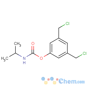 CAS No:22134-31-2 Carbamic acid,(1-methylethyl)-, 3,5-bis(chloromethyl)phenyl ester (9CI)