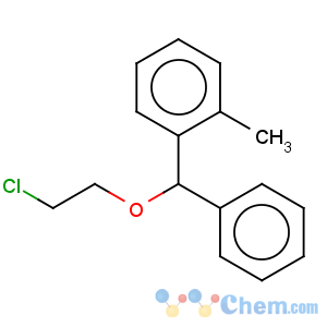CAS No:22135-59-7 Benzene,1-[(2-chloroethoxy)phenylmethyl]-2-methyl-