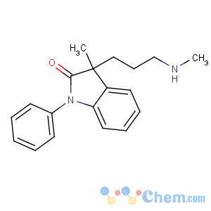 CAS No:22136-26-1 3-methyl-3-[3-(methylamino)propyl]-1-phenylindol-2-one