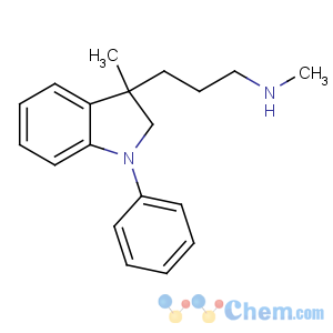 CAS No:22136-27-2 N-methyl-3-(3-methyl-1-phenyl-2H-indol-3-yl)propan-1-amine