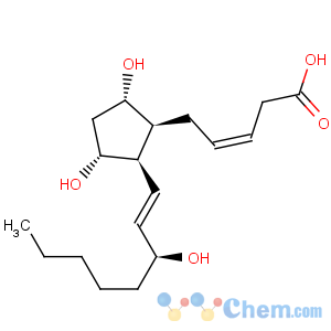 CAS No:221664-05-7 3-Pentenoic acid,5-[(1S,2R,3R,5S)-3,5-dihydroxy-2-[(1E,3S)-3-hydroxy-1-octen-1-yl]cyclopentyl]-,(3Z)-