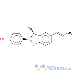 CAS No:221666-27-9 Phenol,4-[(2S,3S)-2,3-dihydro-3-methyl-5-(1E)-1-propen-1-yl-2-benzofuranyl]-