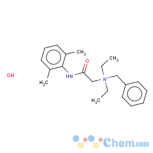 CAS No:222608-06-2 Ethanaminium,2-[(2,6-dimethylphenyl)amino]-N,N-diethyl-2-oxo-N-(phenylmethyl)-, hydroxide(1:1)