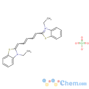 CAS No:22268-65-1 3-ethyl-2-[5-(3-ethyl-1,3-benzothiazol-3-ium-2-yl)penta-2,<br />4-dienylidene]-1,3-benzothiazole