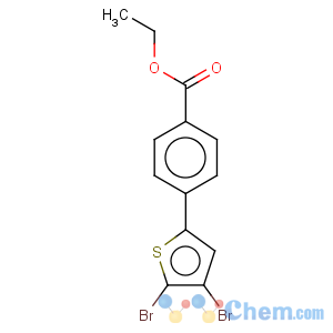 CAS No:222840-93-9 Benzoic acid,4-(4,5-dibromo-2-thienyl)-, ethyl ester