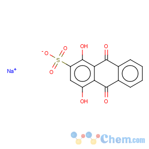 CAS No:22297-70-7 2-Anthracenesulfonicacid, 9,10-dihydro-1,4-dihydroxy-9,10-dioxo-, sodium salt (1:1)