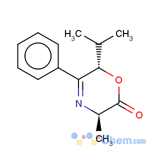 CAS No:223244-09-5 2H-1,4-Oxazin-2-one,3,6-dihydro-3-methyl-6-(1-methylethyl)-5-phenyl-, (3R,6S)-