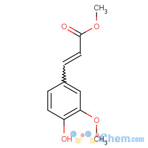 CAS No:22329-76-6 methyl 3-(4-hydroxy-3-methoxyphenyl)prop-2-enoate