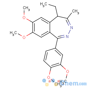 CAS No:22345-47-7 1-(3,4-dimethoxyphenyl)-5-ethyl-7,8-dimethoxy-4-methyl-5H-2,<br />3-benzodiazepine