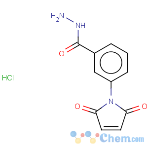CAS No:223528-57-2 Benzoic acid,3-(2,5-dihydro-2,5-dioxo-1H-pyrrol-1-yl)-, hydrazide, hydrochloride (1:1)
