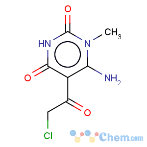 CAS No:22365-19-1 2,4(1H,3H)-Pyrimidinedione, 6-amino-5-(2-chloroacetyl)-1-methyl-