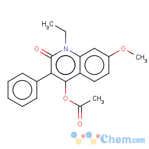 CAS No:223676-77-5 Acetic acid 1-ethyl-7-methoxy-2-oxo-3-phenyl-1,2-dihydro-quinolin-4-yl ester