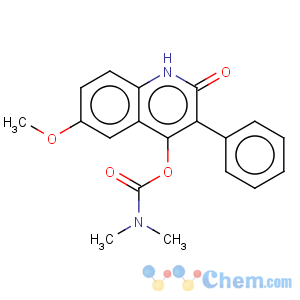 CAS No:223676-80-0 Dimethyl-carbamic acid 6-methoxy-2-oxo-3-phenyl-1,2-dihydro-quinolin-4-yl ester