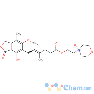 CAS No:224052-51-1 2-(4-oxidomorpholin-4-ium-4-yl)ethyl<br />(E)-6-(4-hydroxy-6-methoxy-7-methyl-3-oxo-1H-2-benzofuran-5-yl)-4-<br />methylhex-4-enoate