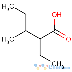 CAS No:22414-77-3 Pentanoic acid,2-ethyl-3-methyl-