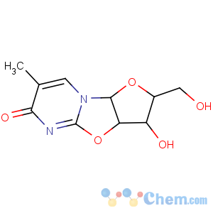 CAS No:22423-26-3 6H-Furo[2',3':4,5]oxazolo[3,2-a]pyrimidin-6-one,2,3,3a,9a-tetrahydro-3-hydroxy-2-(hydroxymethyl)-7-methyl-, (2R,3R,3aS,9aR)-