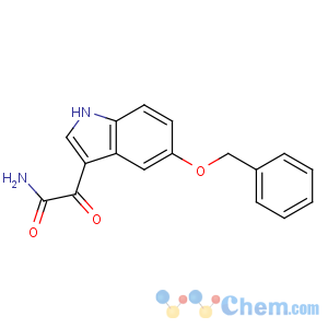 CAS No:22424-62-0 2-oxo-2-(5-phenylmethoxy-1H-indol-3-yl)acetamide